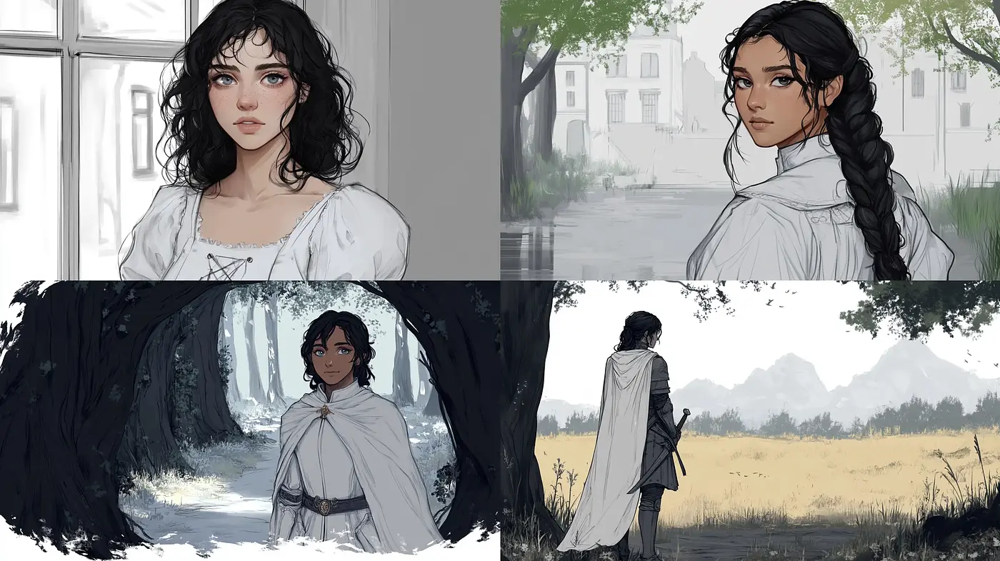 Serene Elegance in Subdued Pastel Hues – A Melancholic Digital Palette - Midjourney sref style
