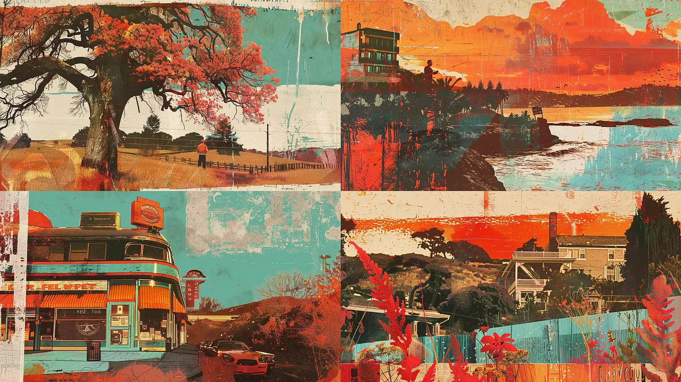 Rustic Serenity in Warm Tones: A Harmonious Blend of Nostalgia and Nature - Midjourney sref style