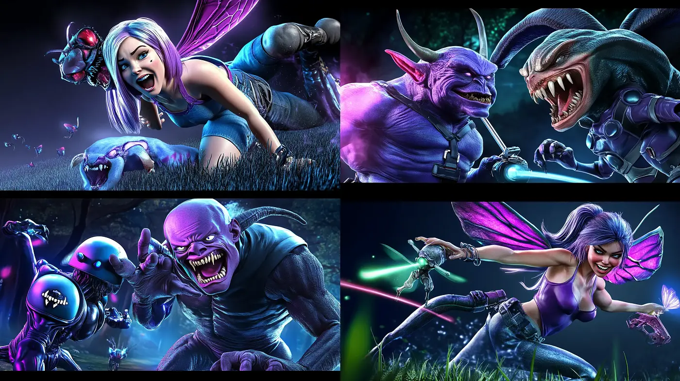 Ethereal Glow in Fantastical Creature Showcase - Midjourney sref style