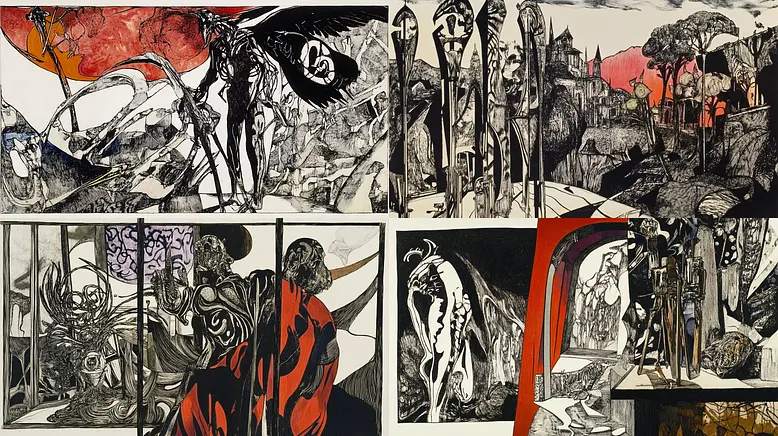 Dramatic and Narrative Expressionism with a Surrealistic Touch