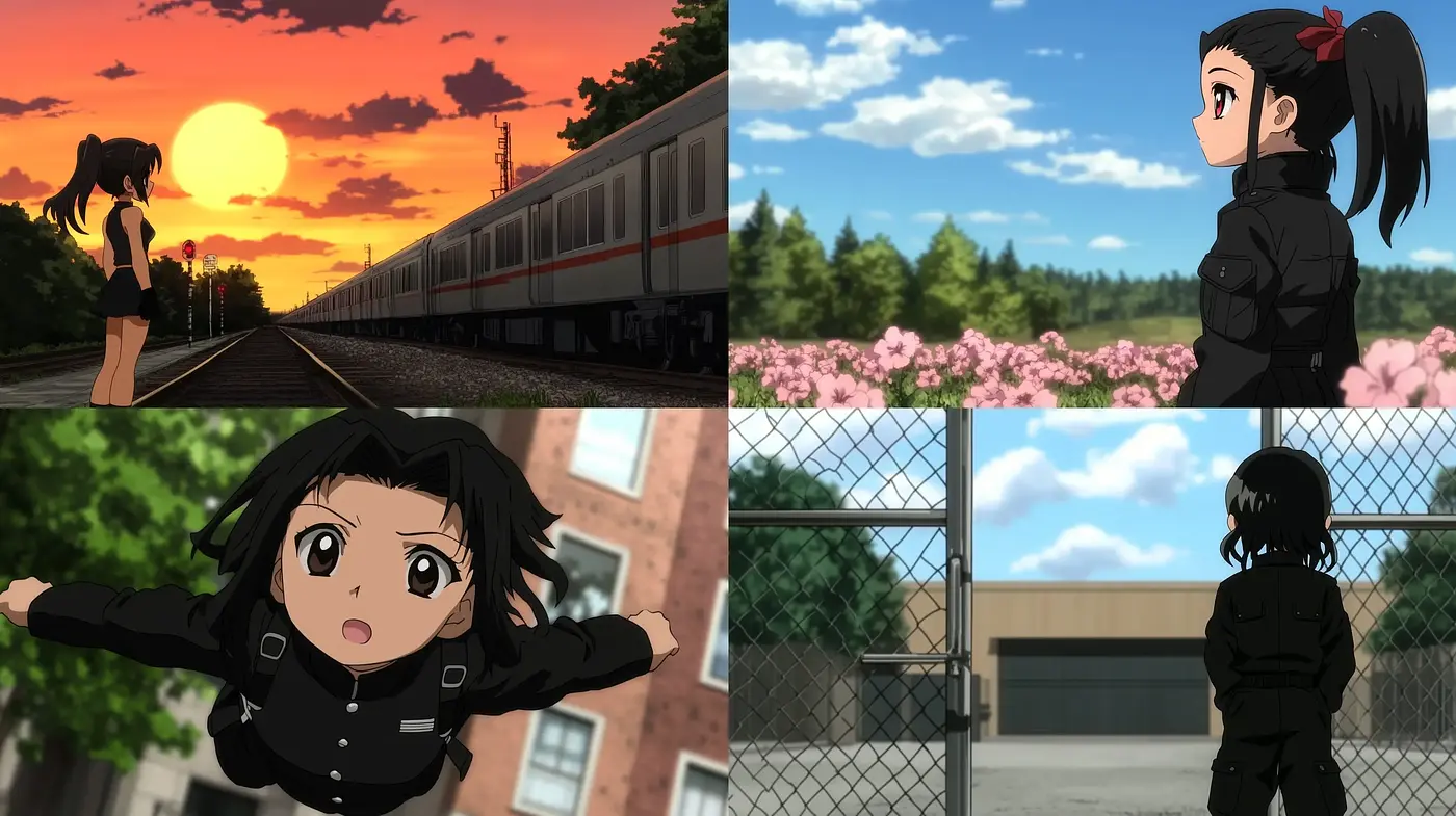 Cinematic Anime Scenery with Naturalistic Tones - Midjourney sref style