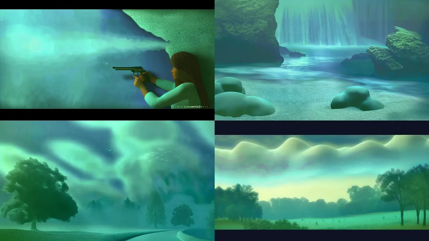 Ethereal Dreamscapes: Consistent Surreal Hues and Mystical Atmospheres - Midjourney sref style