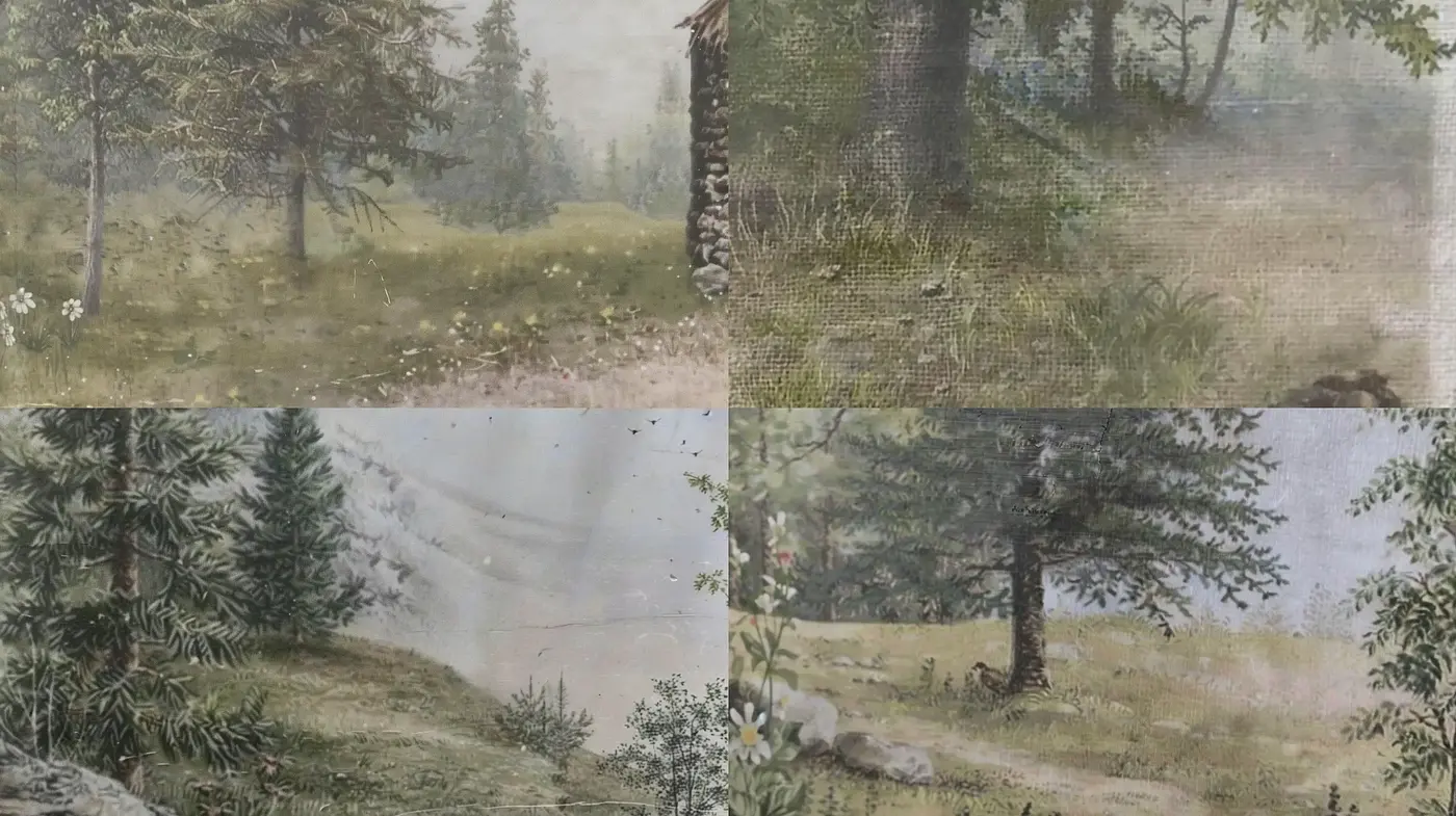 Ethereal Nature's Whisper: A Dreamlike Interpretation of Forest Serenity - Midjourney sref style