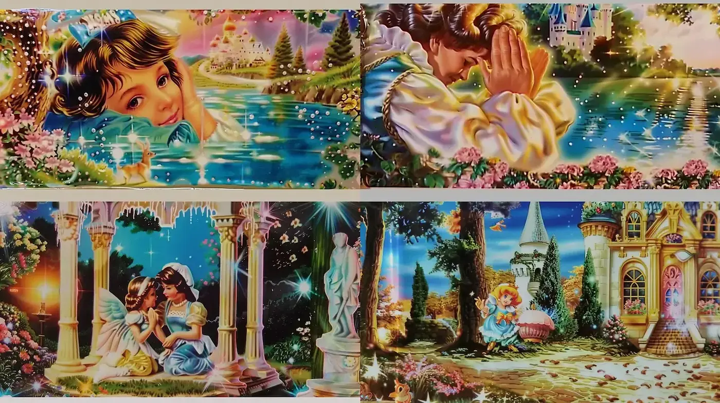 Whimsical Fairy Tale Aesthetic with Vibrant Illustrative Detail - Midjourney sref style