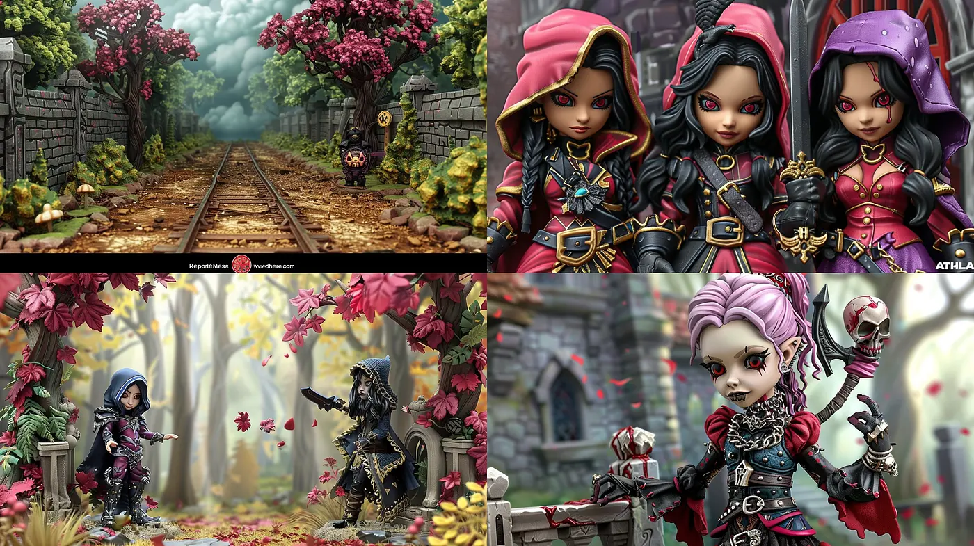 Fantastical Autumnal Adventure in a Stylized Animation World - Midjourney sref style