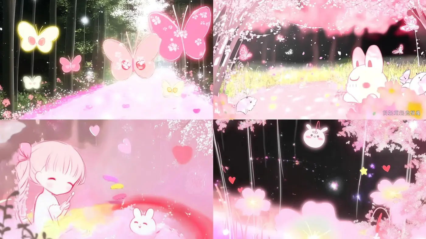 Enchanted Dreamscape with Pastel Infusion - Midjourney sref style