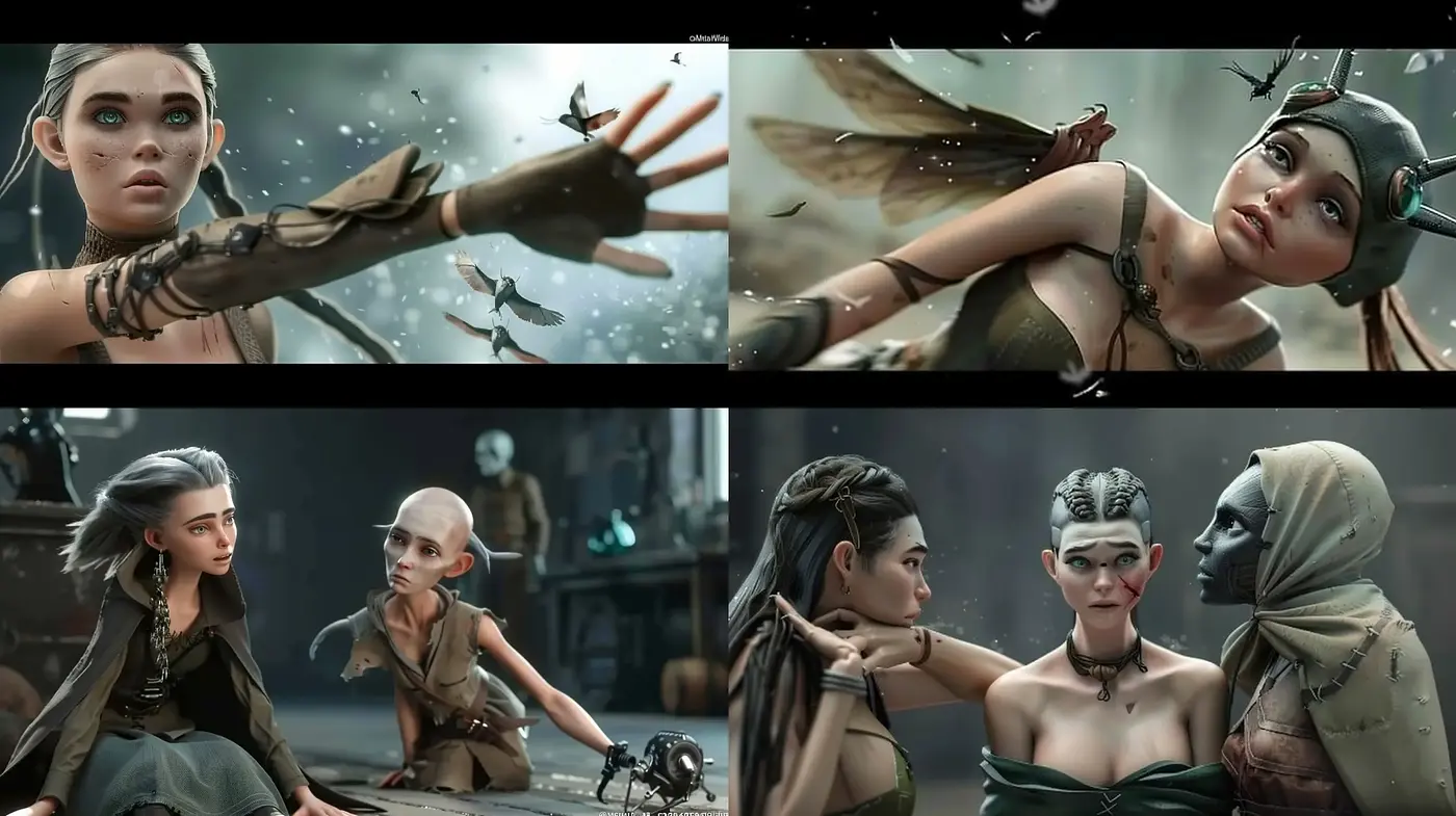 Whimsically Ethereal Cinematic Frames with a Dust of Steampunk - Midjourney sref style