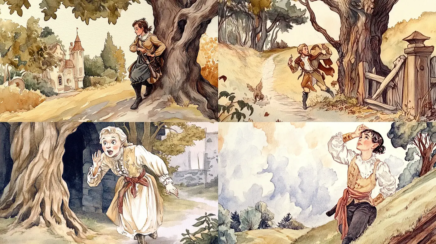 Whimsical Storybook Pastoral Scenes - Midjourney sref style