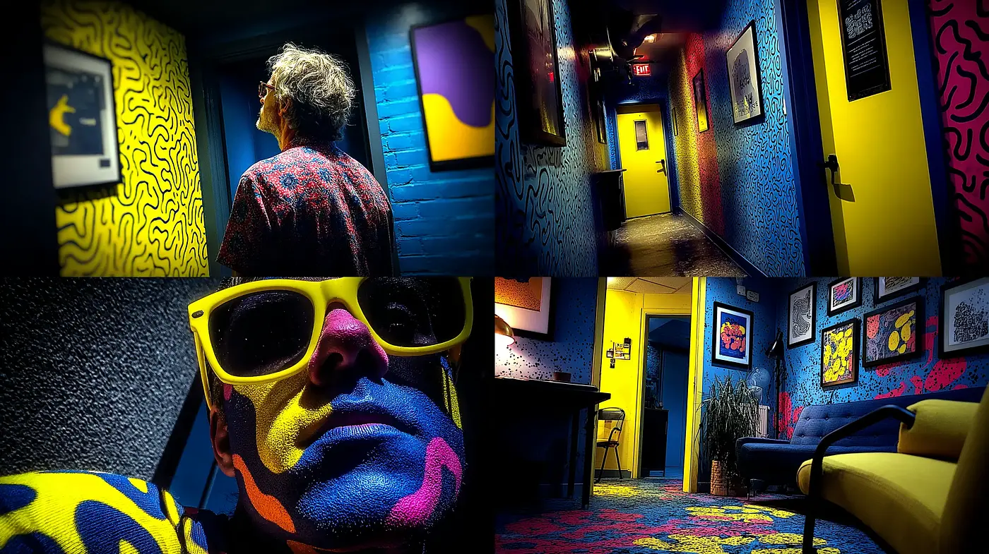 Vibrant and Playful Exploration of Color and Form - Midjourney sref style