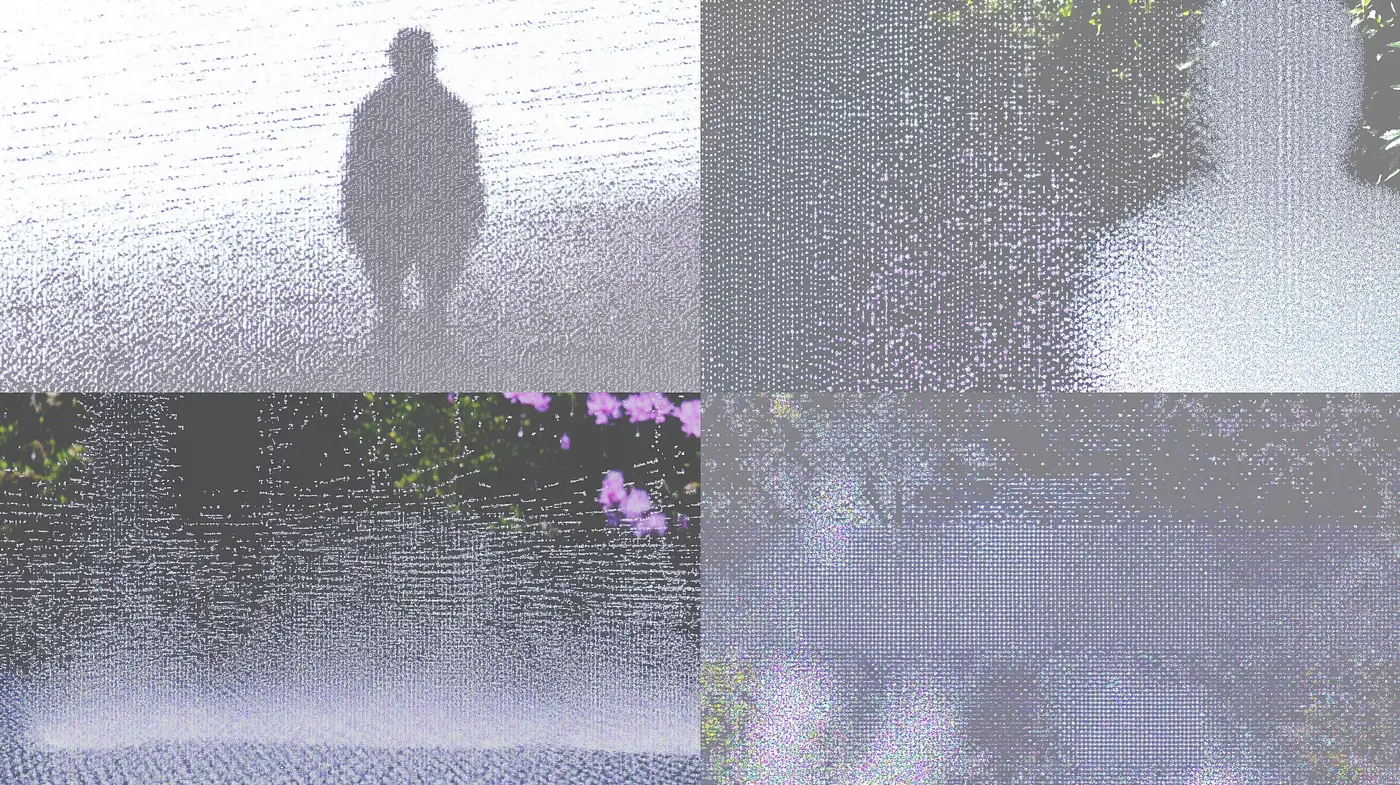 Monochromatic Textural Harmony with Abstract Impression - Midjourney sref style