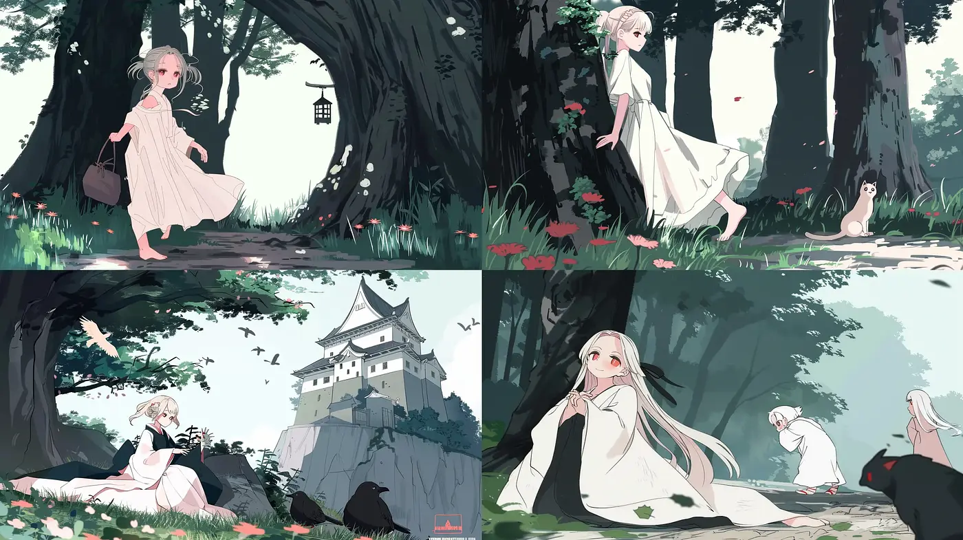 Serene Elegance in Pastel: An Homage to Tranquil Anime Scenery - Midjourney sref style