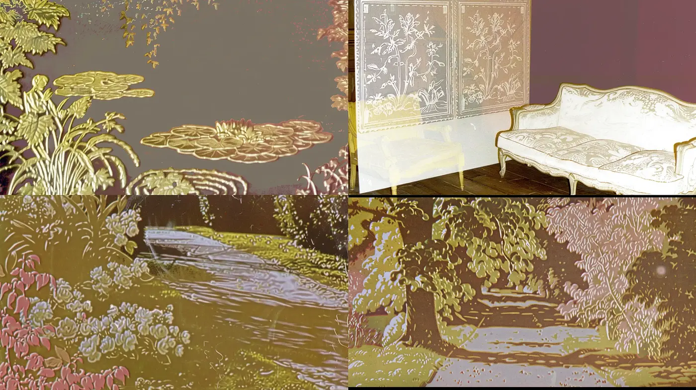 Golden Hour Dreamscapes in Stylized Illustration - Midjourney sref style