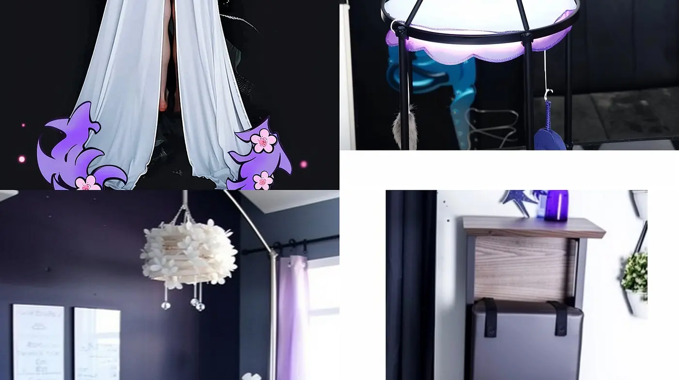 Ethereal Midnight Palette with Luminescent Accents and Soft Textures - Midjourney sref style