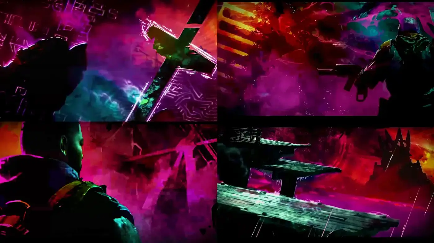 Vivid and Dynamic Cyberpunk-inspired Artwork - Midjourney sref style