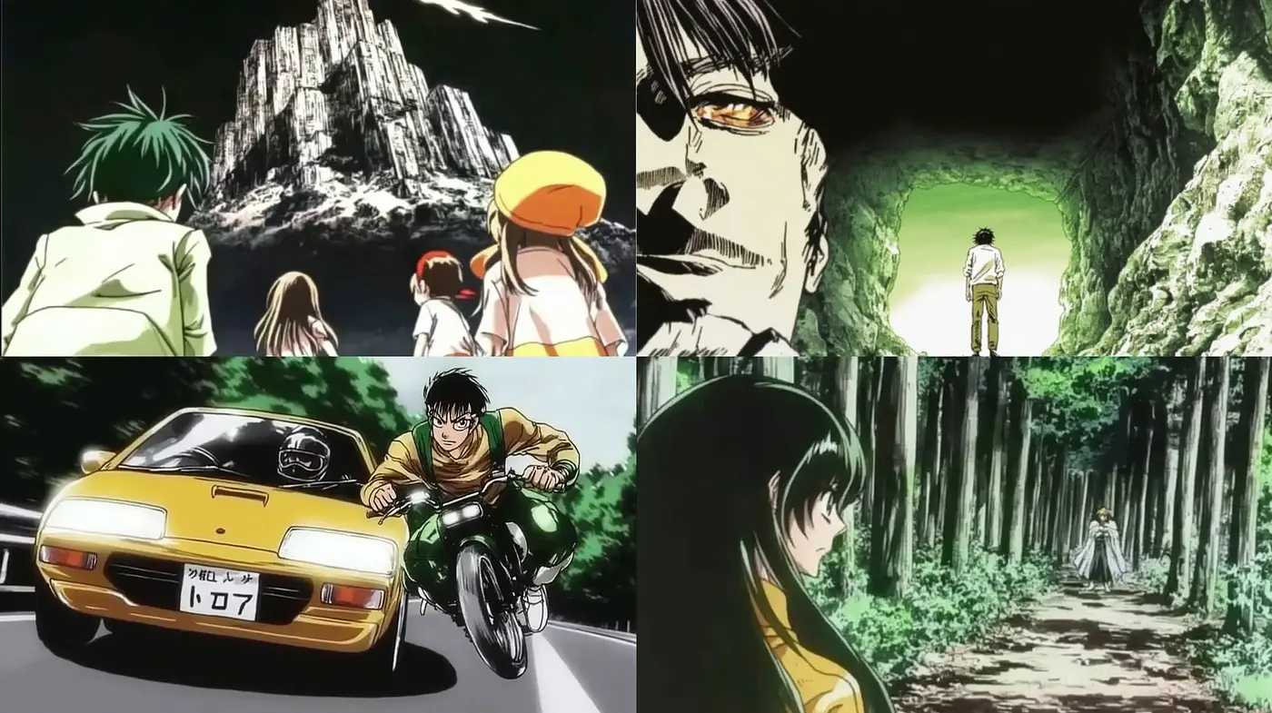 Dynamic Expressive Anime-Inspired Visuals with Vivid Environmental Storytelling - Midjourney sref style