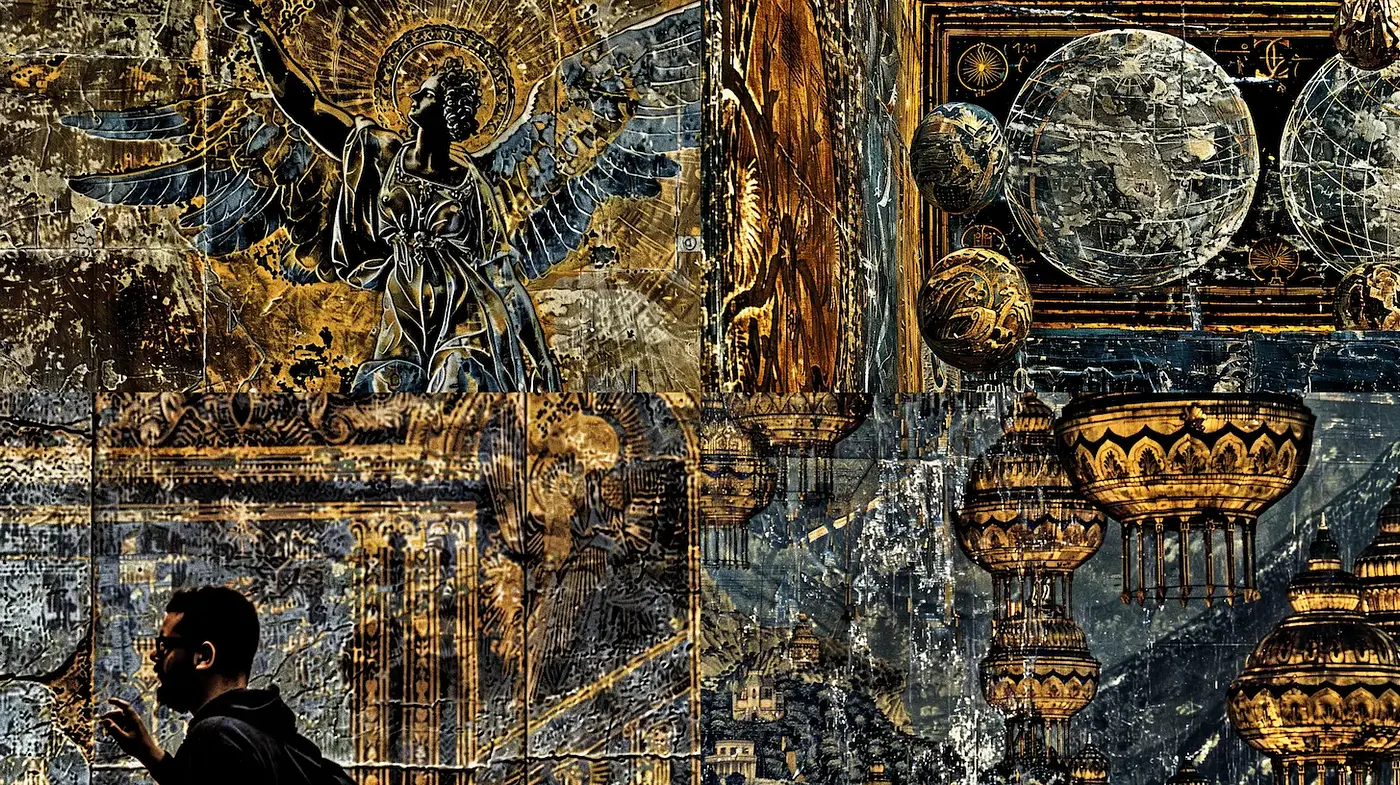 Intricate and Ornate Narrative Art with a Mystical Vibe - Midjourney sref style