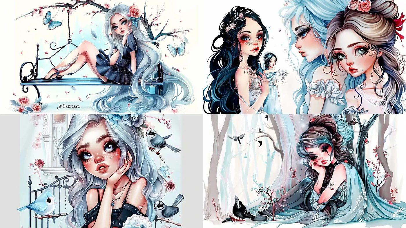Ethereal Pastel Illustrations with a Dreamlike Fantasy Charm - Midjourney sref style