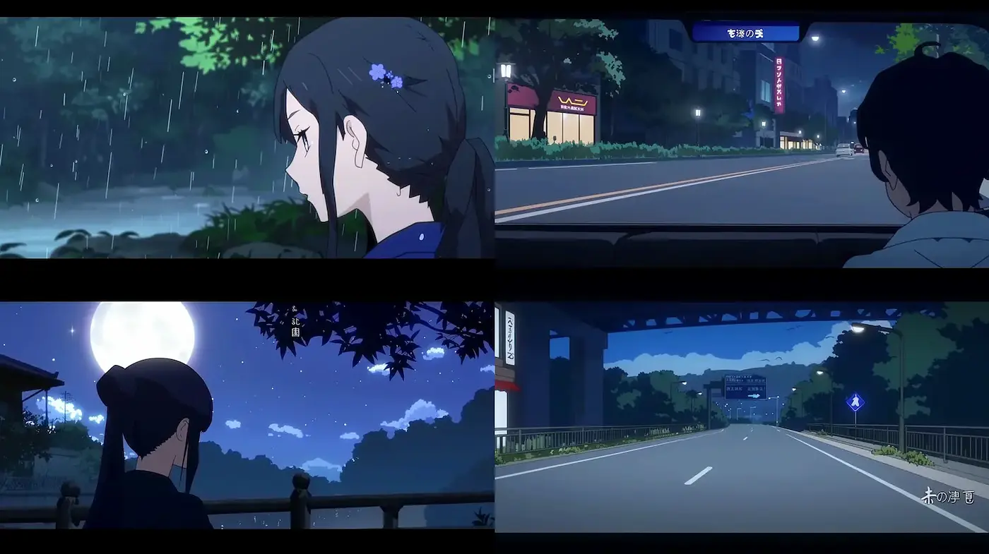 Stylized Depiction of Contemporary Urban Scenes with Animation Influence - Midjourney sref style