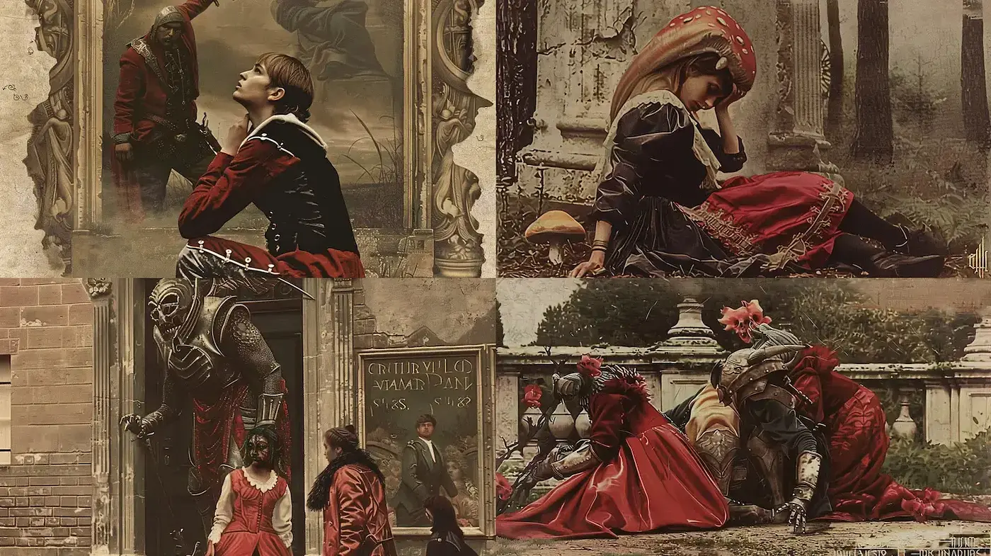 Baroque Revival Blend with Romantic Realism - Midjourney sref style