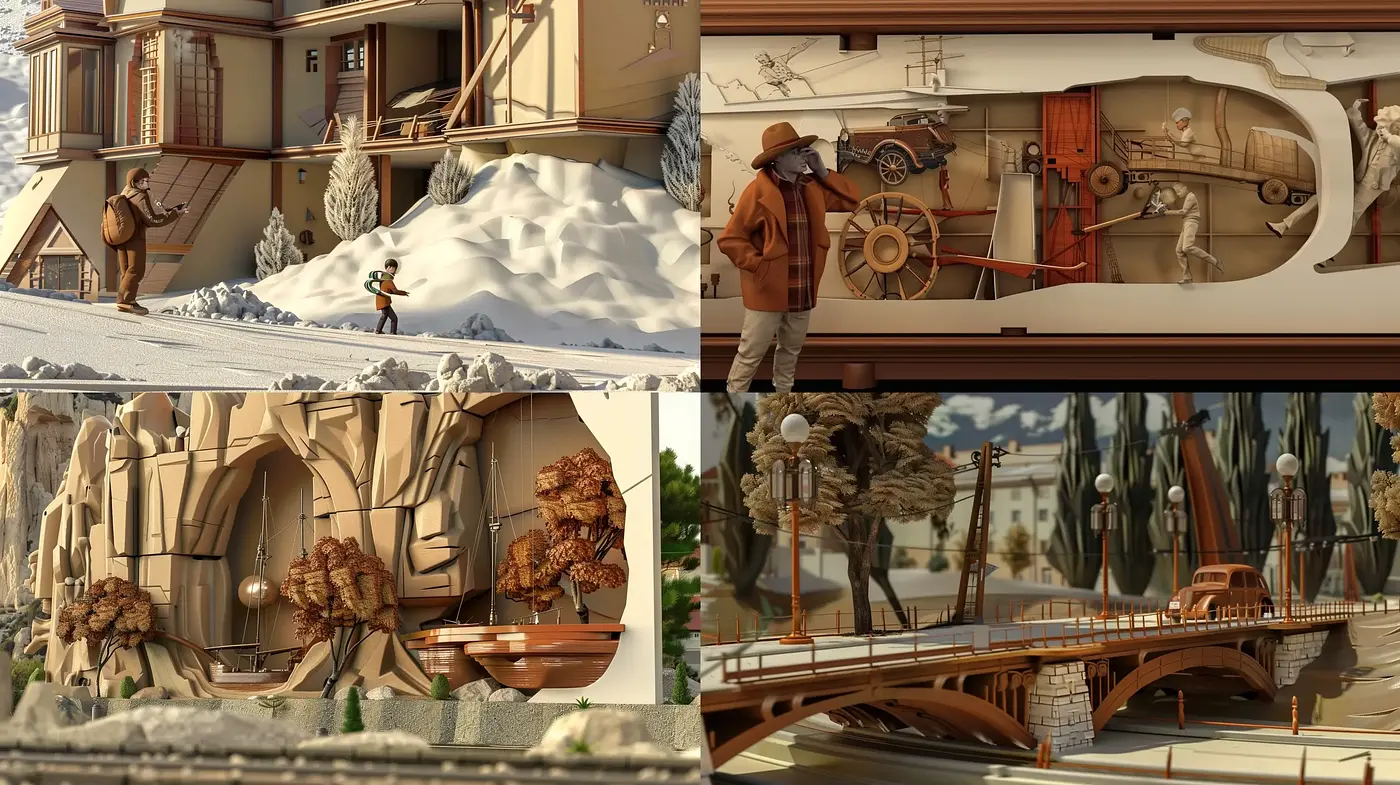 Steampunk Fantasia: An Ode to Mechanical Romanticism - Midjourney sref style