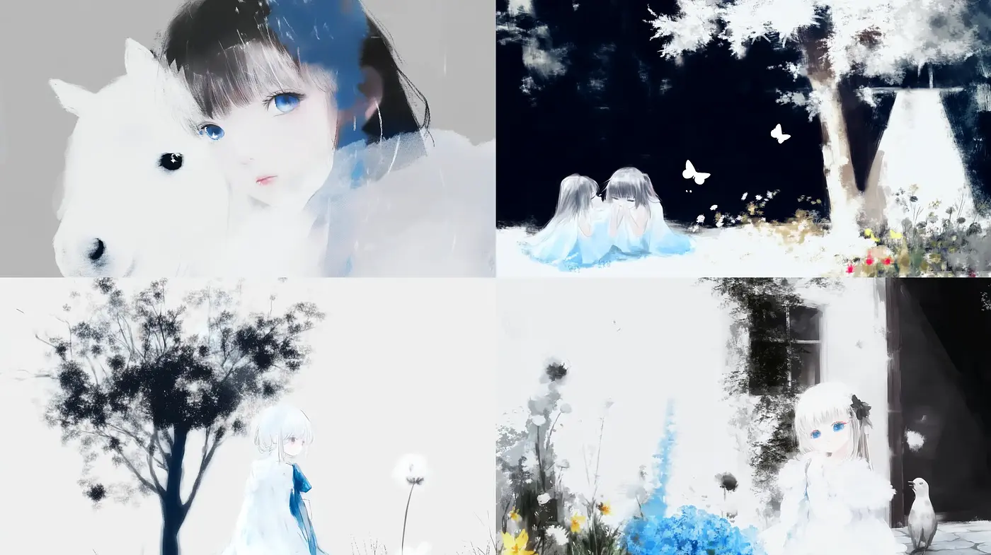 Ethereal Watercolor Whispers: A Dreamy Artistic Exploration - Midjourney sref style
