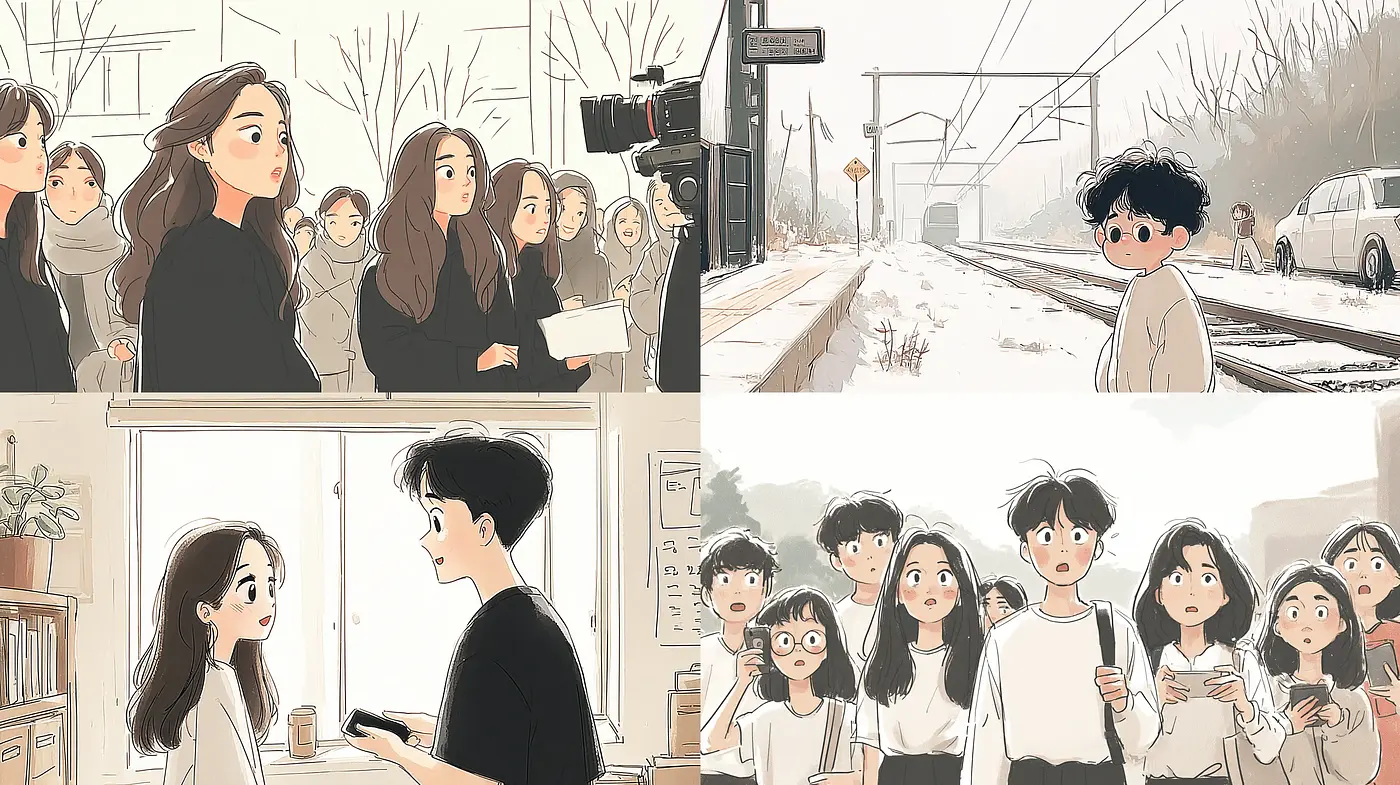 Charming and Whimsical Illustrations with Emotional Depth - Midjourney sref style