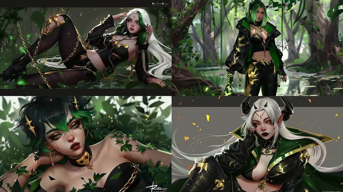 Ethereal Enchantment: Consistent Elements in a Fantastical Style - Midjourney sref style