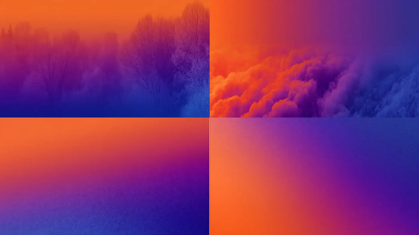 Vibrant Atmospheric Gradients with Ethereal Textures - Midjourney sref style