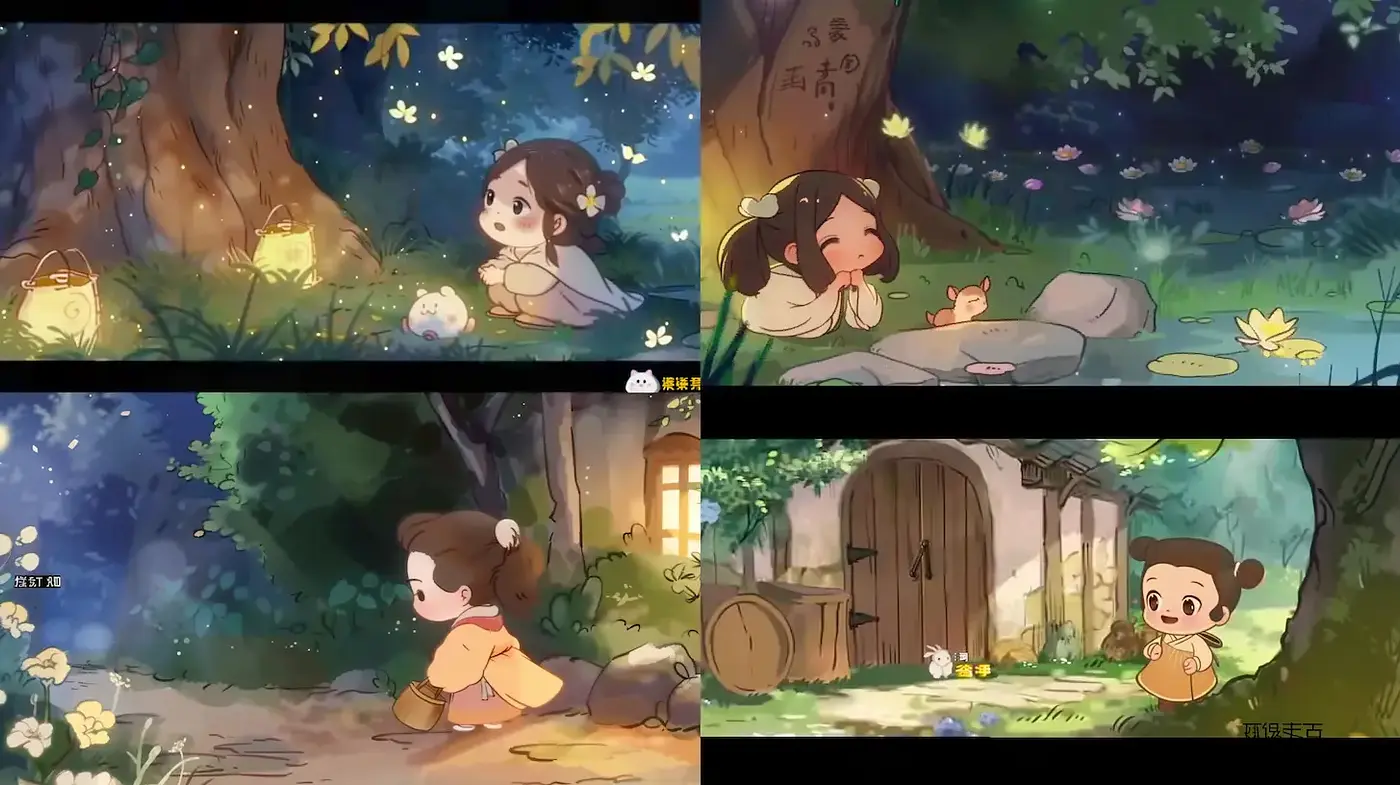 Charming and Whimsical Illustrations with Enchanting Nature Themes - Midjourney sref style