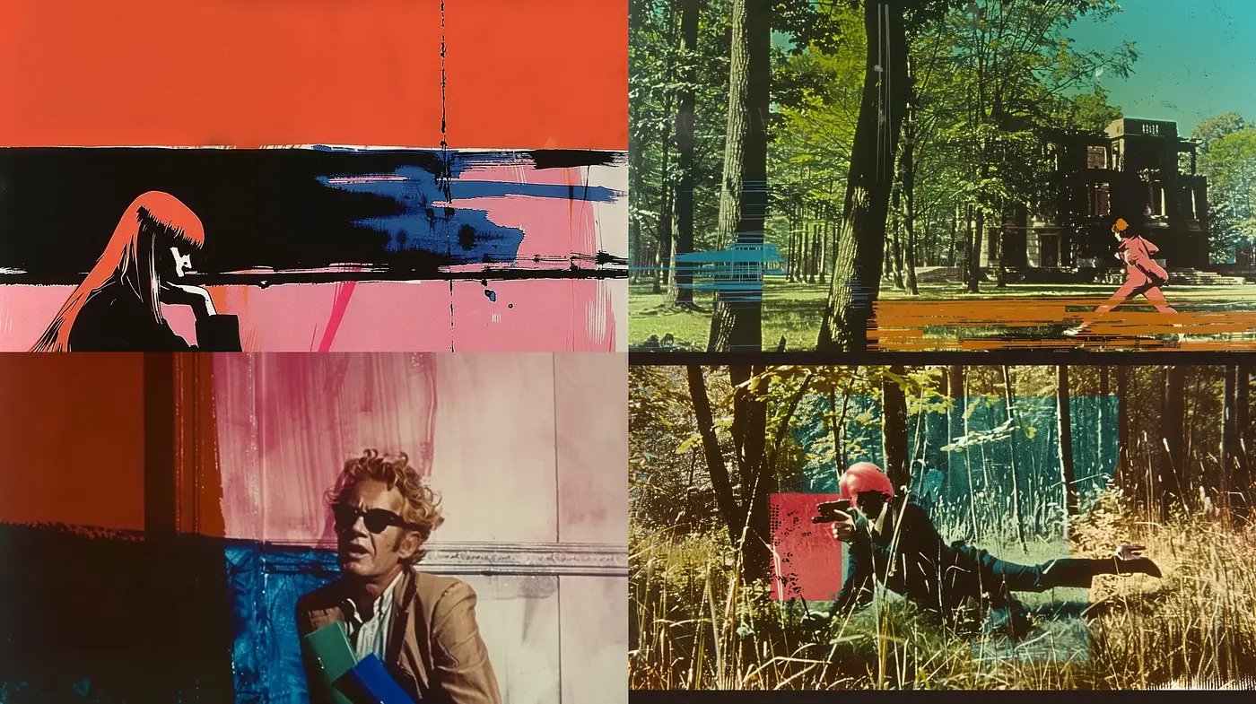 Eclectic Vintage Fusion with a Surrealist Touch - Midjourney sref style
