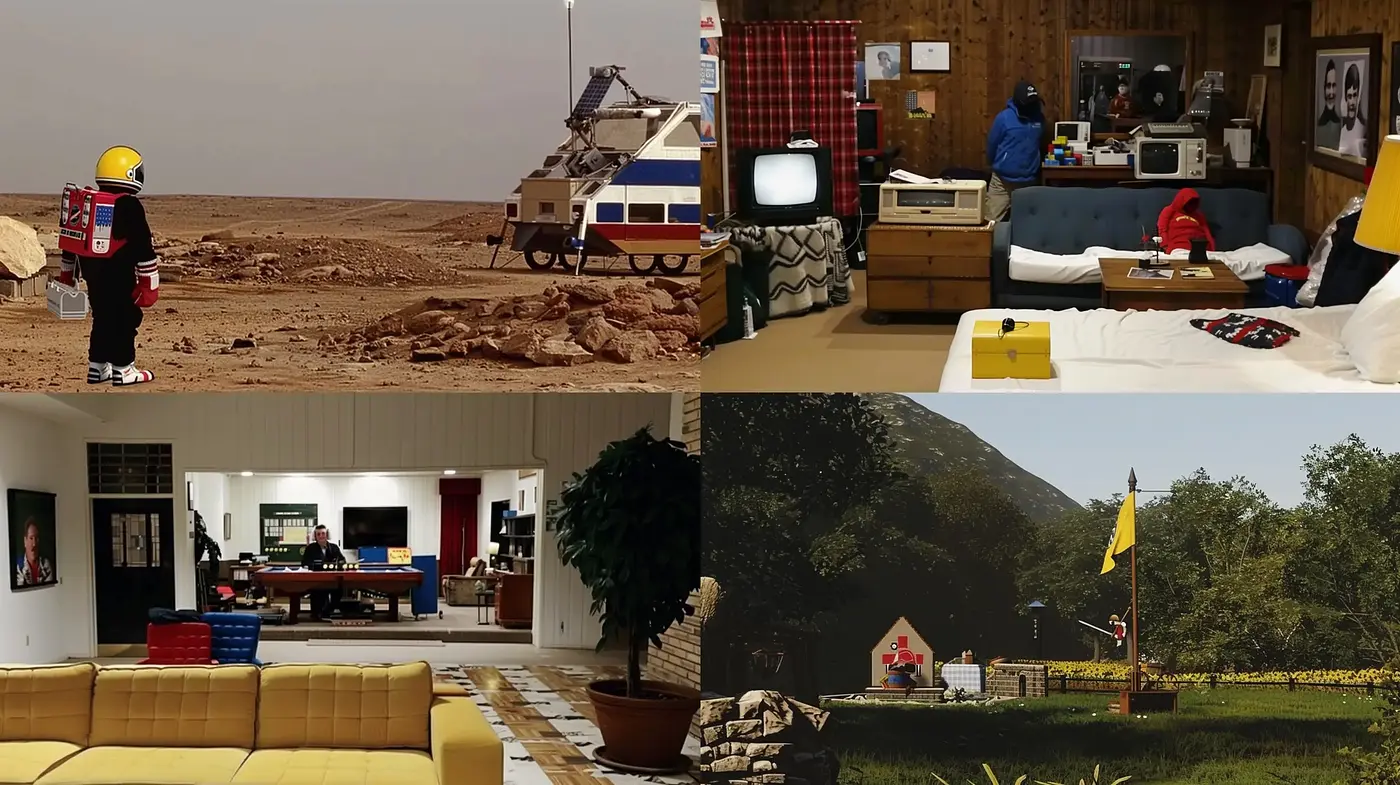 Eclectic Visions of Everyday Environments - Midjourney sref style