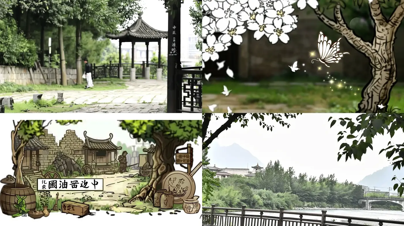 Tranquil Oriental Vistas: Consistent Traditional Asian Artistic Impressions - Midjourney sref style