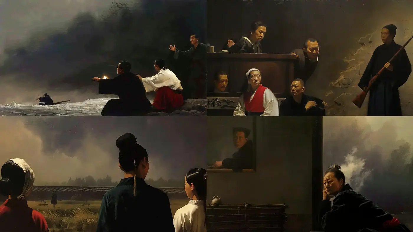 Ethereal Reminiscence of Traditional Eastern Scenes - Midjourney sref style