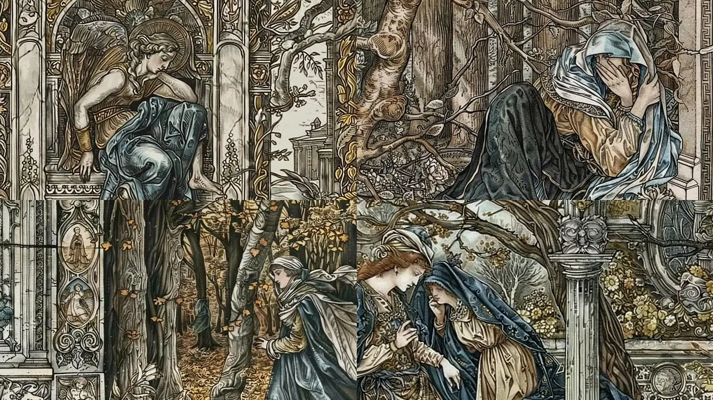 Enchanted Forest of Stylized Elegance - Midjourney sref style
