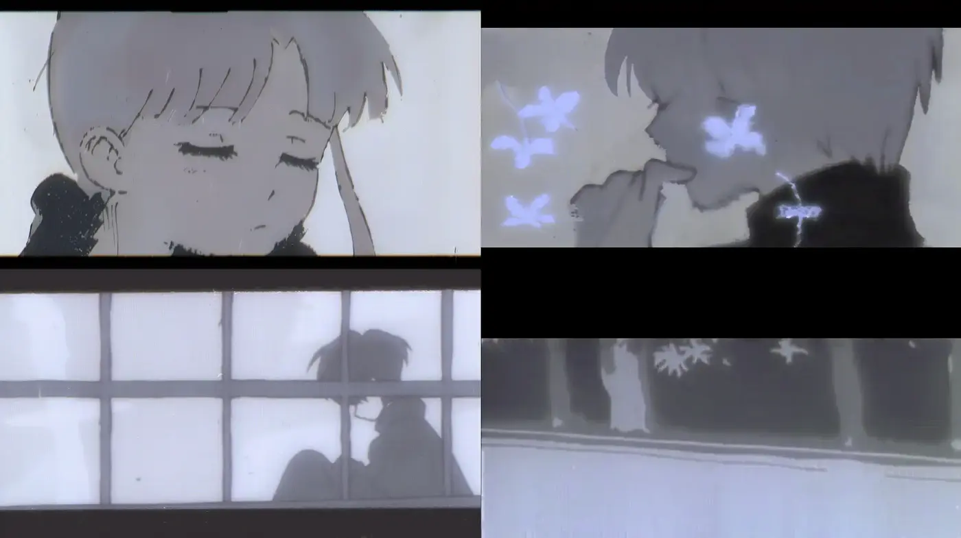 Ethereal Monochrome Dreamscape in Anime Influence - Midjourney sref style