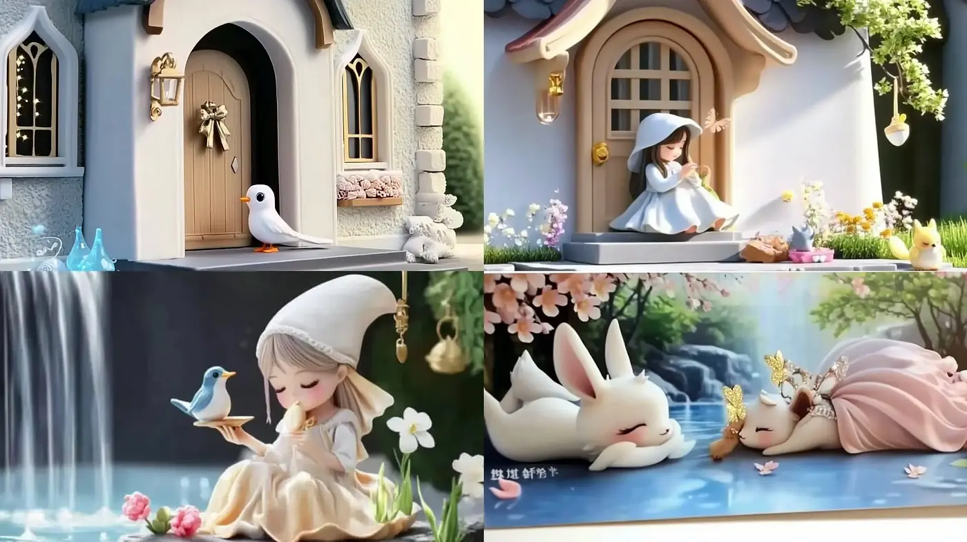 Whimsical Fairytale Enchantment in Pastel Hues - Midjourney sref style
