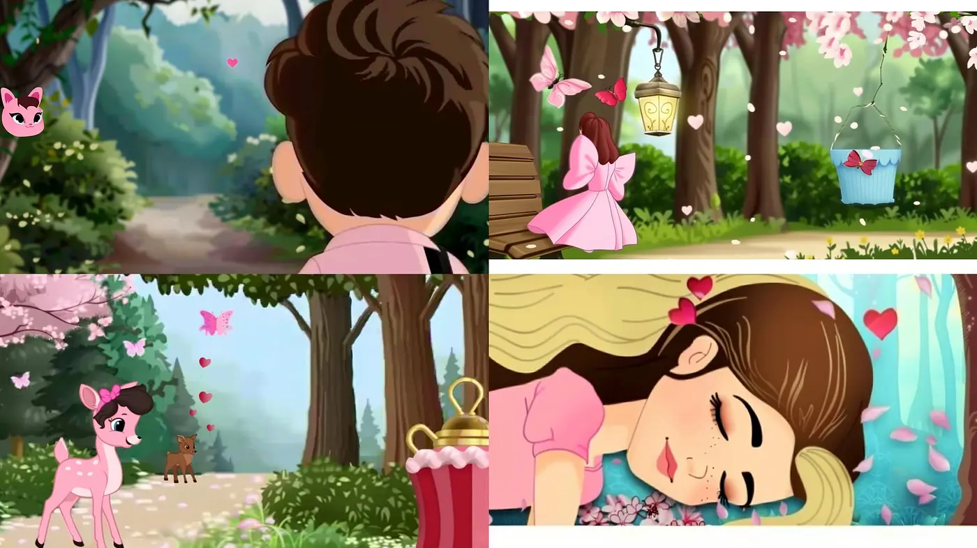 Enchanting Storybook Whimsy: A Pastel-Hued Journey Through Idyllic Animated Landscapes - Midjourney sref style