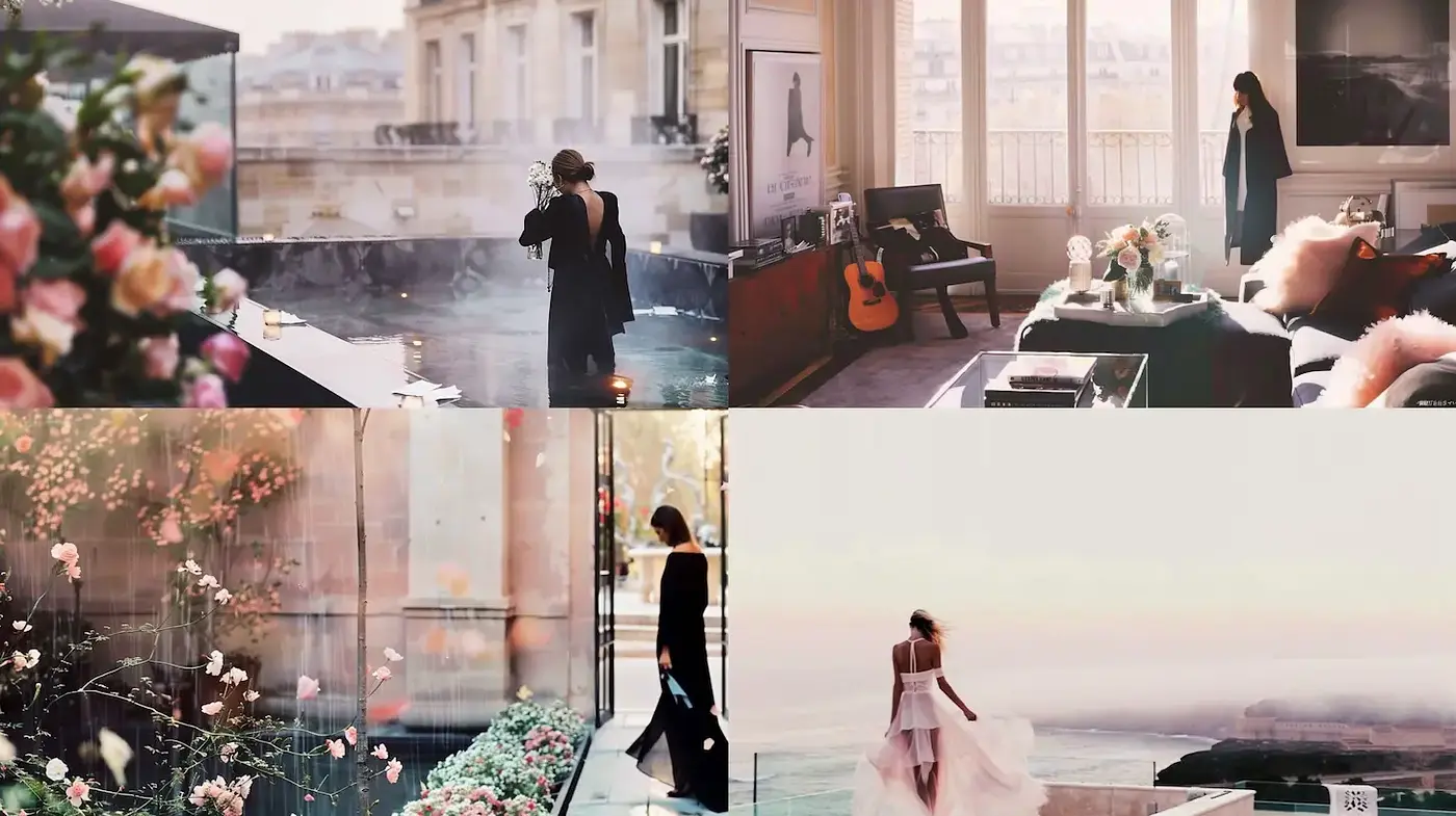 Elegant and Dreamy Aesthetic with a Modern Twist - Midjourney sref style