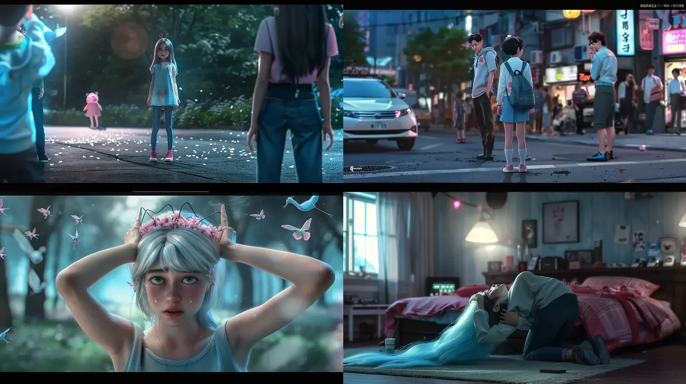 Ethereal Twilight Hues and Soft Realism in Contemporary Cityscapes and Portraits - Midjourney sref style