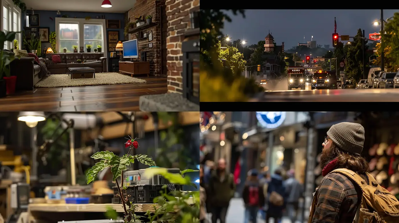 Cinematic Tapestry of Urban Life - Midjourney sref style