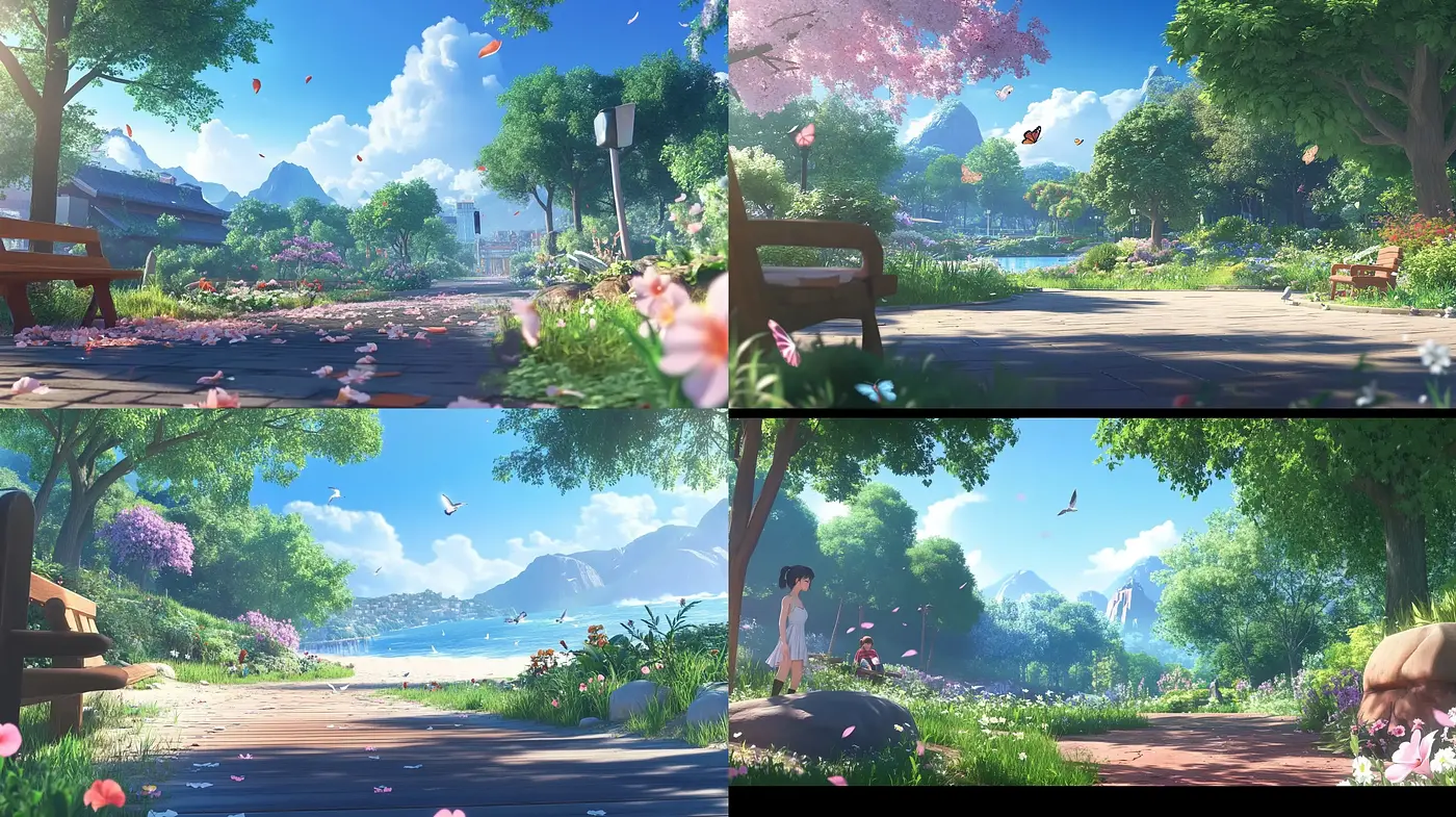 Serene Pastoral Vistas: A Harmonious Blend of Light and Nature - Midjourney sref style