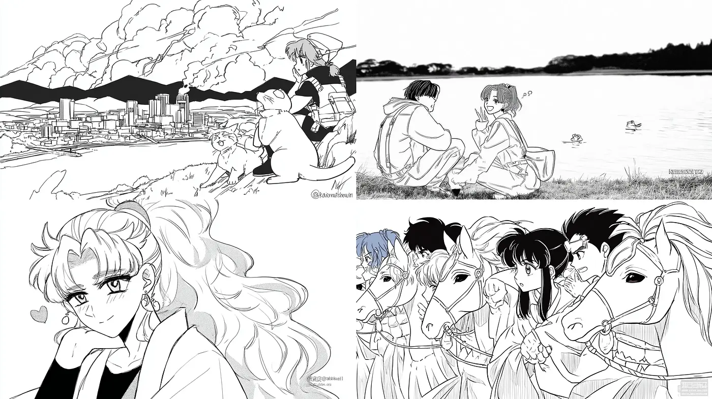 Character-driven narrative scenes with strong emotional resonance - Midjourney sref style
