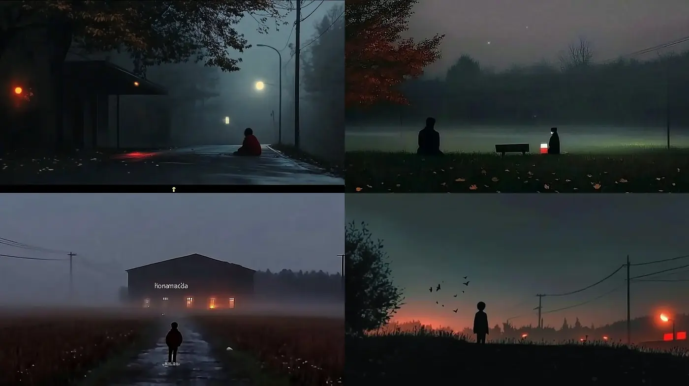 Ethereal Twilight Hues with a Cinematic Undercurrent - Midjourney sref style
