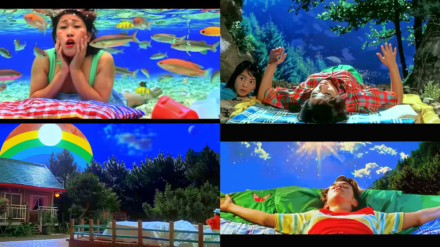 Kaleidoscopic Dreamscape Fusion with Surreal Undertones - Midjourney sref style