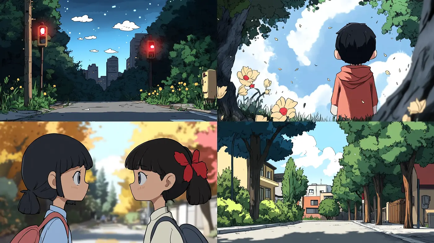 Ethereal Light and Vivid Anime-Inspired Panoramas - Midjourney sref style