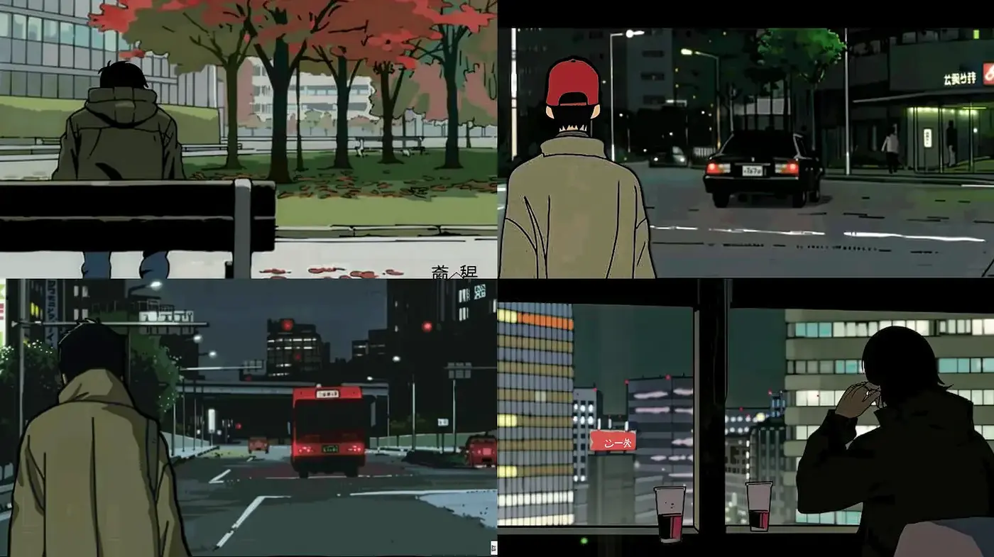 Captivating Urban Landscapes with a Retro Aesthetic - Midjourney sref style