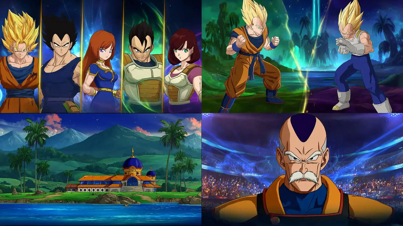 Vibrant and Energetic Anime Aesthetic with Action Elements - Midjourney sref style