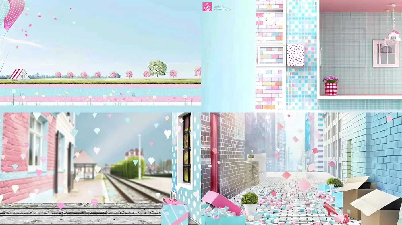 Pastel Dreamscape: A Whimsical Journey Through Soft-Toned Urban Enchantment - Midjourney sref style