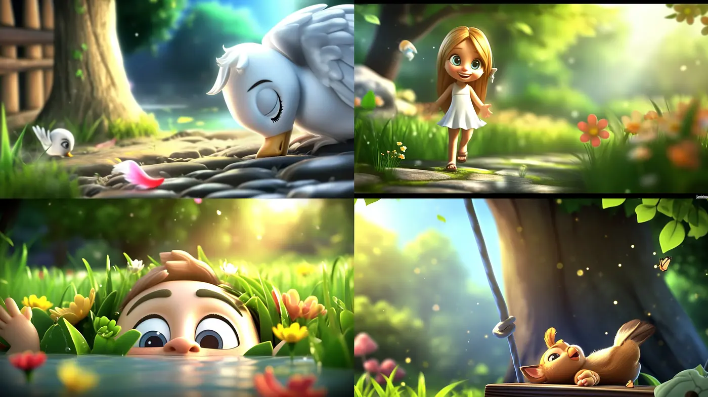 Enchanted Vernal Tableaux: Consistent Photorealistic Animation-Style Vignettes - Midjourney sref style