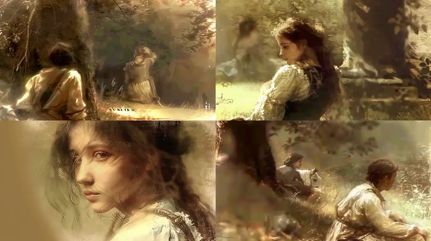 Softly Romantic and Whimsical Visuals with Ethereal Qualities - Midjourney sref style